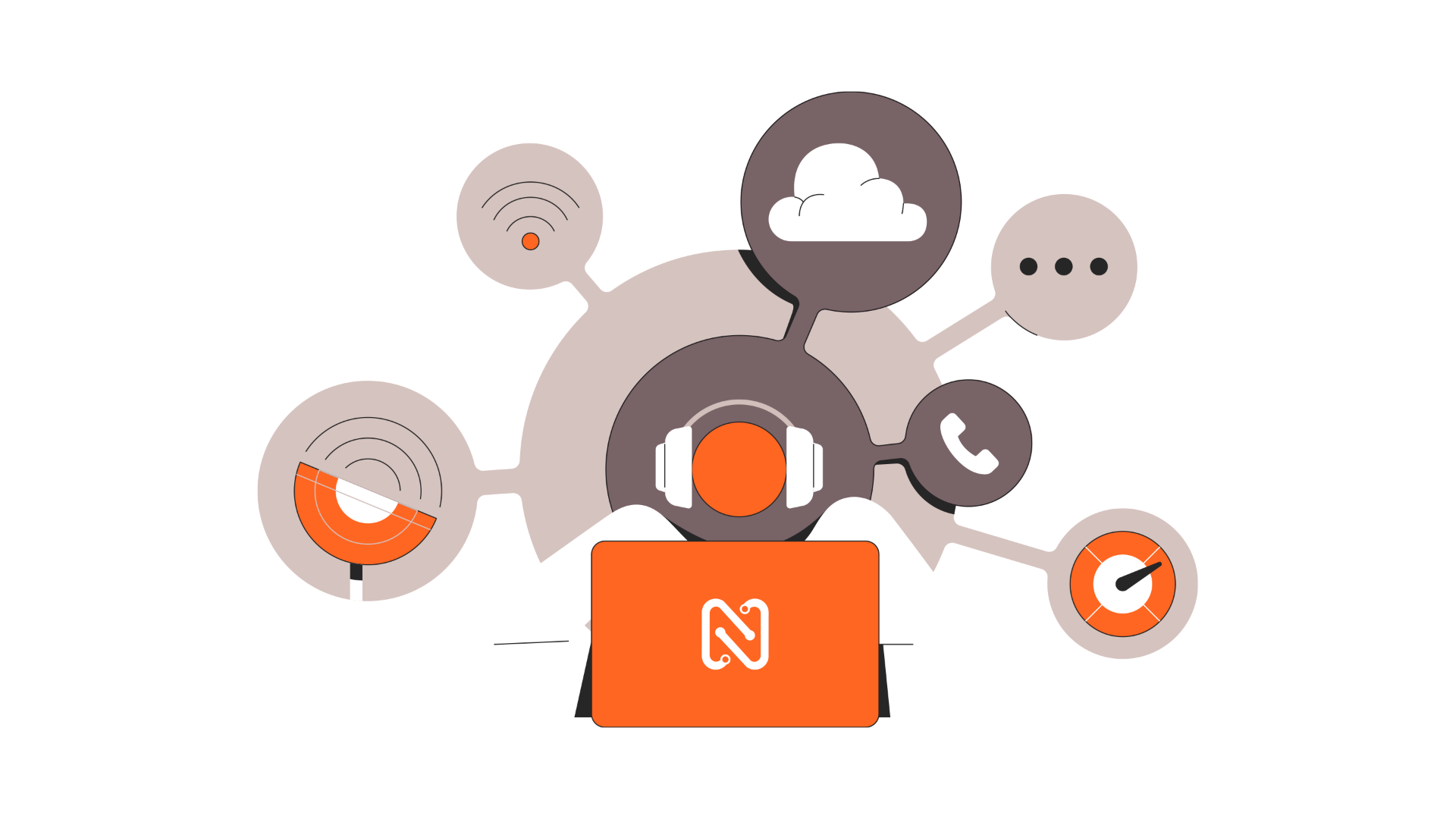 Ilustração IPBX In Cloud Next IP
